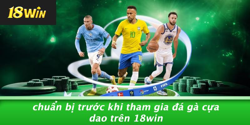 Chuẩn bị trước khi tham gia đá gà cựa dao trên 18win