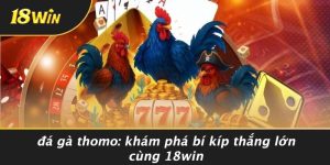 ĐÁ GÀ THOMO: KHÁM PHÁ BÍ KÍP THẮNG LỚN CÙNG 18WIN